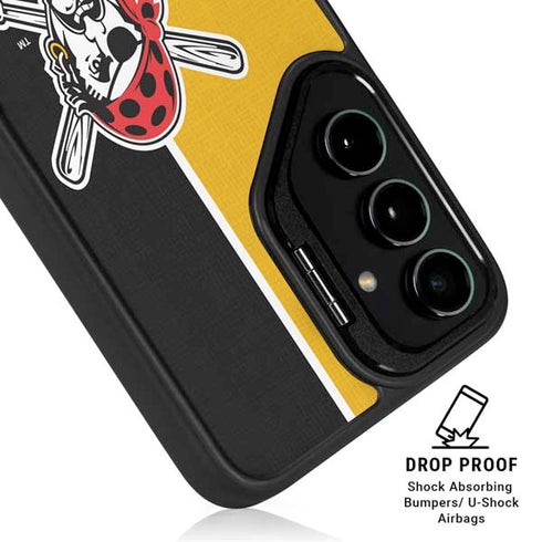 MLB Pittsburgh Pirates Split Galaxy S25 Ultra Kickstand Case